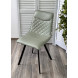 Стул TEXAS HK017-15 серо-зеленый, PU М-City Стул TEXAS HK017-15 серо-зеленый, PU М-City