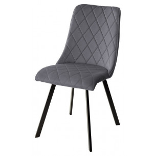 Стул TYCOON BLUVEL-14 GREY, велюр М-City