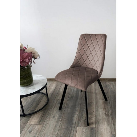 Стул TYCOON BLUVEL-38 LATTE, велюр М-City