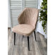 Стул SEATTLE-V Kashemir 135 Бежевый, велюр / черный каркас М-City Стул SEATTLE-V Kashemir 135 Бежевый, велюр / черный каркас М-City