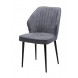 Стул SEATTLE-V Kashemir 974 Серо-голубой, велюр / черный каркас М-City