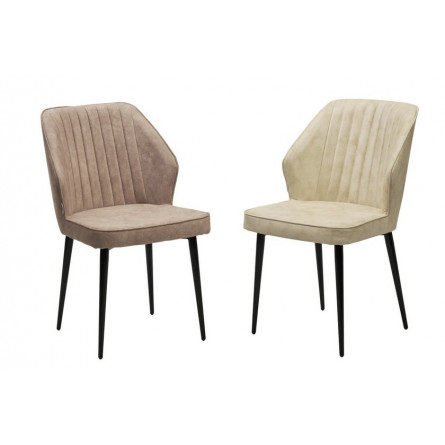 Стул SEATTLE-V Баффало крем, экокожа / черный каркас М-City