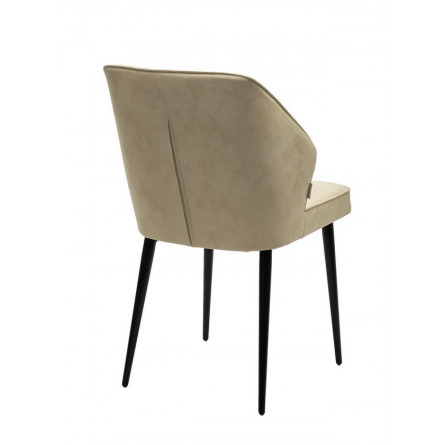 Стул SEATTLE-V Баффало крем, экокожа / черный каркас М-City