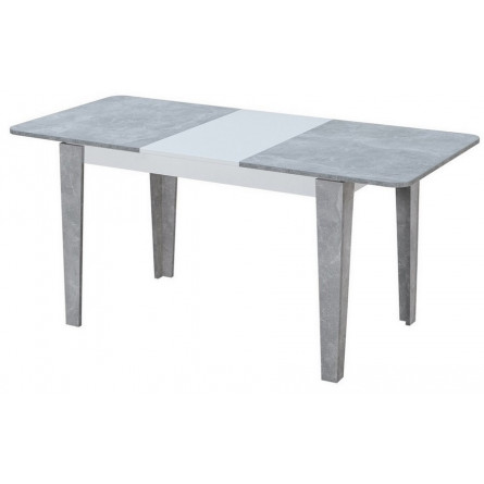 Стол EDWIN Бетон-Белый/ Бетон М-City