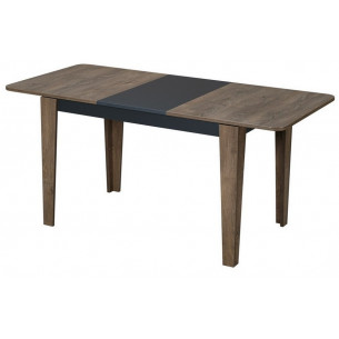 Стол EDWIN Дуб Канзас-Графит / Дуб Канзас М-City