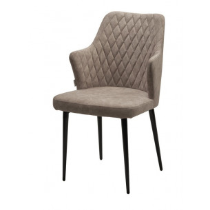 Стул HERMAN Kashemir 135 Бежевый, велюр / черный каркас М-City