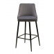 Барный стул ПАРКЕР H-14 Серый, велюр / черный каркас, поворот.360 град., М-City Барный стул ПАРКЕР H-14 Серый, велюр / черный каркас, поворот.360 град., М-City
