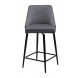 Полубарный стул ПАРКЕР H-14 Серый, велюр / черный каркас, поворот.360 град., М-City Полубарный стул ПАРКЕР H-14 Серый, велюр / черный каркас, поворот.360 град., М-City