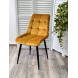 Стул CHIC BLUVEL-68 желтый / черный каркас М-City Стул CHIC BLUVEL-68 желтый / черный каркас М-City