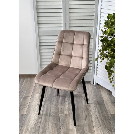 Стул CHIC BLUVEL-40 бежевый / черный каркас М-City