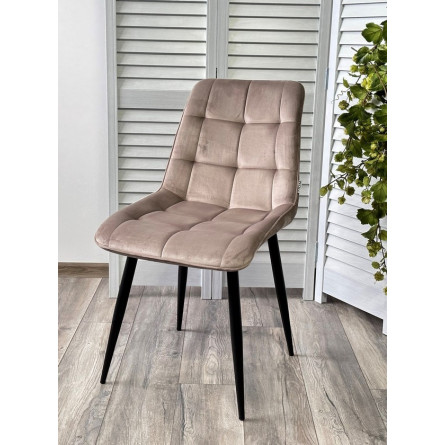 Стул CHIC BLUVEL-40 бежевый / черный каркас М-City