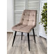 Стул CHIC BLUVEL-40 бежевый / черный каркас М-City Стул CHIC BLUVEL-40 бежевый / черный каркас М-City