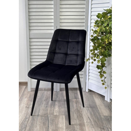 Стул CHIC BLUVEL-19 черный / черный каркас М-City