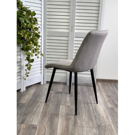 Стул CHIC VF-19/ VF-20 светло-серый/ серый/ черный каркас, ткань М-City