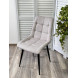 Стул CHIC VF-19/ VF-20 светло-серый/ серый/ черный каркас, ткань М-City Стул CHIC VF-19/ VF-20 светло-серый/ серый/ черный каркас, ткань М-City