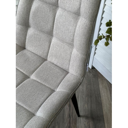 Стул CHIC VF-19/ VF-20 светло-серый/ серый/ черный каркас, ткань М-City