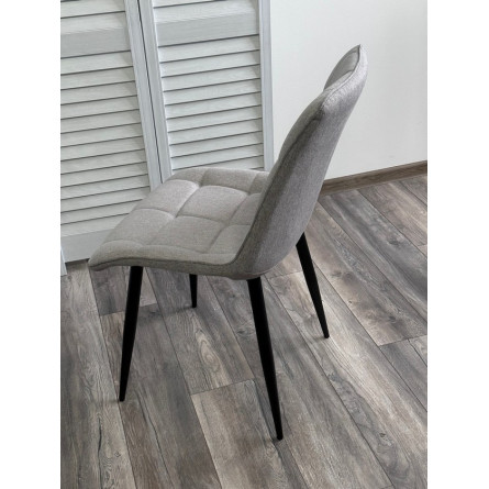 Стул CHIC VF-19/ VF-20 светло-серый/ серый/ черный каркас, ткань М-City