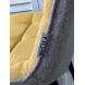 Стул CHIC VF-06/ VF-20 желтый/ серый, ткань/ черный каркас М-City Стул CHIC VF-06/ VF-20 желтый/ серый, ткань/ черный каркас М-City