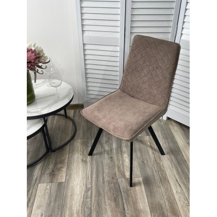 Стул PAINT, цвет B5 Капучино, велюр / черный каркас М-City