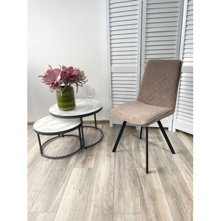 Стул PAINT, цвет B5 Капучино, велюр / черный каркас М-City