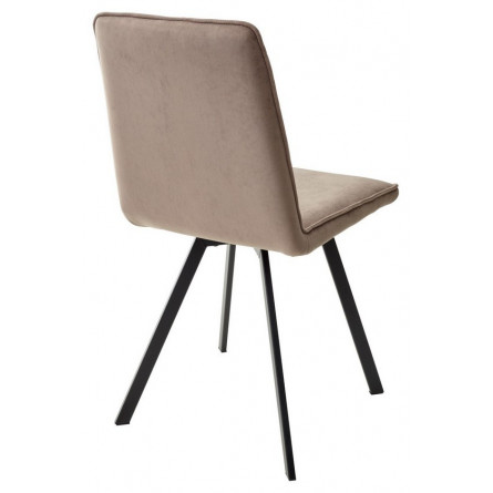 Стул PAINT, цвет B5 Капучино, велюр / черный каркас М-City