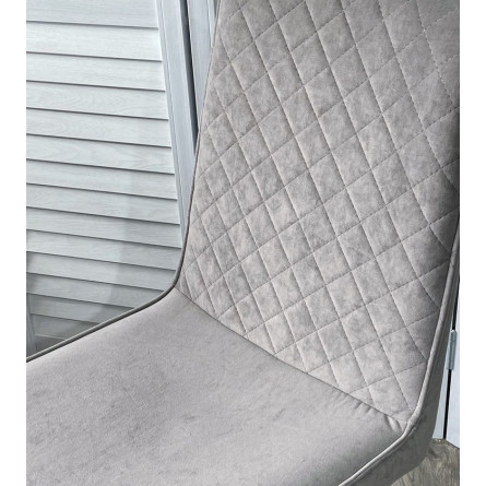 Стул PAINT, цвет B22 Серый, велюр / черный каркас М-City