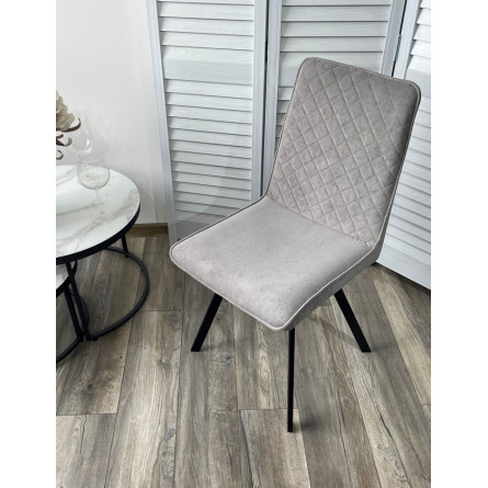 Стул PAINT, цвет B22 Серый, велюр / черный каркас М-City