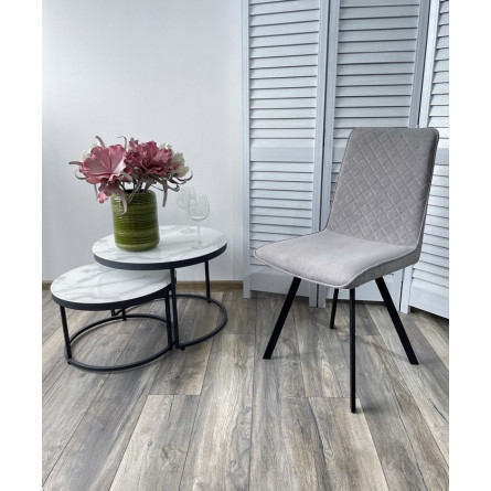 Стул PAINT, цвет B22 Серый, велюр / черный каркас М-City