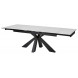 Стол ALEZIO 160 BIANCO TL-45 Белый мрамор матовый, испанская керамика/ черный каркас М-City Стол ALEZIO 160 BIANCO TL-45 Белый мрамор матовый, испанская керамика/ черный каркас М-City