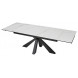 Стол ALEZIO 160 BIANCO TL-45 Белый мрамор матовый, испанская керамика/ черный каркас М-City Стол ALEZIO 160 BIANCO TL-45 Белый мрамор матовый, испанская керамика/ черный каркас М-City