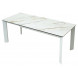Стол CREMONA 160 KL-188 Контрастный мрамор / белый каркас М-City Стол CREMONA 160 KL-188 Контрастный мрамор / белый каркас М-City