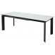 Стол CREMONA 160 KL-99 Белый мрамор матовый, итальянская керамика / черный каркас М-City Стол CREMONA 160 KL-99 Белый мрамор матовый, итальянская керамика / черный каркас М-City