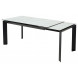 Стол CREMONA 160 KL-99 Белый мрамор матовый, итальянская керамика / черный каркас М-City Стол CREMONA 160 KL-99 Белый мрамор матовый, итальянская керамика / черный каркас М-City