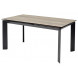 Стол CREMONA 180 KL-61 Под дерево, итальянская керамика / черный каркас М-City Стол CREMONA 180 KL-61 Под дерево, итальянская керамика / черный каркас М-City