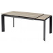 Стол CREMONA 180 KL-61 Под дерево, итальянская керамика / черный каркас М-City Стол CREMONA 180 KL-61 Под дерево, итальянская керамика / черный каркас М-City