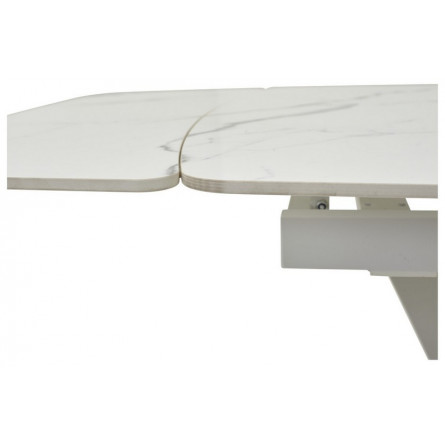 Стол ALATRI 120 GLOSS STATUARIO WHITE SINTERED STONE / WHITE М-City