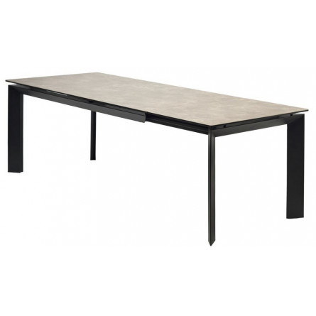 Стол CREMONA 180 HYDRA MOKA TL-52 матовая испанская керамика / черный каркас М-City