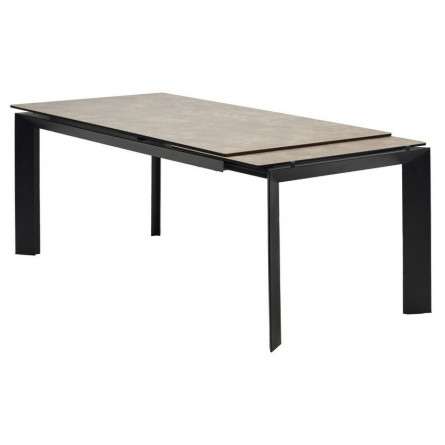 Стол CREMONA 180 HYDRA MOKA TL-52 матовая испанская керамика / черный каркас М-City