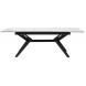 Стол URBINO 180 MATTE STATUARIO Белый мрамор матовый, керамика/ черный каркас М-City Стол URBINO 180 MATTE STATUARIO Белый мрамор матовый, керамика/ черный каркас М-City