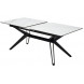 Стол URBINO 180 MATTE STATUARIO Белый мрамор матовый, керамика/ черный каркас М-City Стол URBINO 180 MATTE STATUARIO Белый мрамор матовый, керамика/ черный каркас М-City