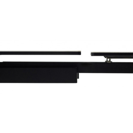 Стол FONDI 180 MARBLES KL-99 Белый мрамор матовый, итальянская керамика/ черный каркас М-City