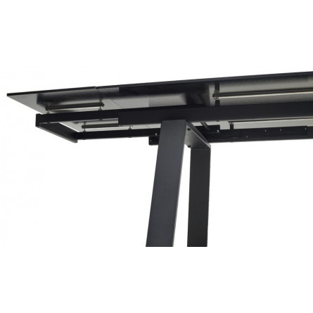 Стол VASTO 200 MARBLES KL-99 Белый мрамор матовый, итальянская керамика/ черный каркас М-City