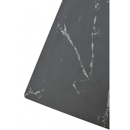 Стол FONDI 180 MARBLES NERO KL-116 Черный мрамор матовый, итальянская керамика/ черный каркас М-City