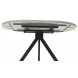 Стол КОРФУ 100 раскладной Цемент светлый / черный каркас M-City Стол КОРФУ 100 раскладной Цемент светлый / черный каркас M-City