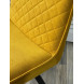 Стул PAINT, цвет B16 Желтый, велюр / черный каркас М-City Стул PAINT, цвет B16 Желтый, велюр / черный каркас М-City