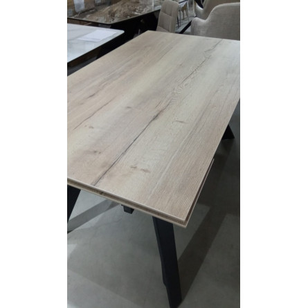 Стол Мейсон 160 Дуб Галифакс / черный М-City