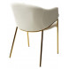 Стул DILL BLUVEL-22 MILK, велюр/ золотой каркас М-City Стул DILL BLUVEL-22 MILK, велюр/ золотой каркас М-City