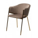 Стул DILL BLUVEL-40 BEIGE, велюр/ золотой каркас М-City