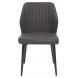 Стул SEATTLE RU-07 серая сталь, экокожа / черный каркас М-City Стул SEATTLE RU-07 серая сталь, экокожа / черный каркас М-City