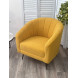 Кресло KALMAR NINI-04 Желтый, teddy / черный каркас M-City Кресло KALMAR NINI-04 Желтый, teddy / черный каркас M-City